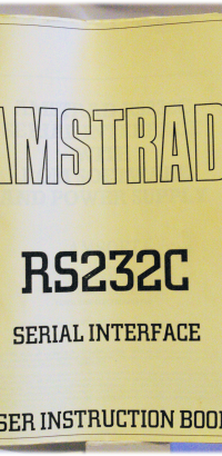 amstrad rs232c serial interface user instruction book 20140731